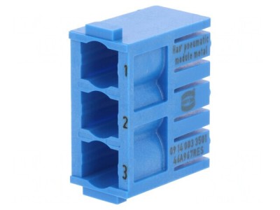 Conector Pneumatic Modular Tată-Mamă 1 Han-Modular foto