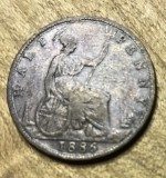 MNDSTR6 Anglia Half Penny 1886