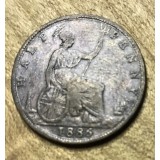 MNDSTR6 Anglia Half Penny 1886