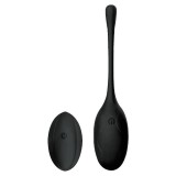 Ou vibrator INTY TOYS NEO, cu control prin telecomandă, 10 funcții de vibrații ultra-puternice, silențios, rezistent la apă, negru