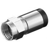 Conector coaxial F pentru compresie, Goobay G12269