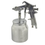 Pistol de vopsit cu presiune &icirc;naltă F75S 750ml, rezervor inferior