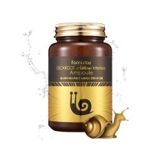 Ser intens reparator pentru ten, cu extract din melc, Farm Story, Escargot Ampoule, 250 ml