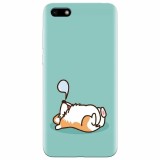 Husa silicon pentru Huawei Y5 Prime 2018, Cute Corgi