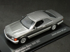 Macheta Mercedes Benz 560 SEC Minichamps 1:43 foto