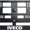 Set 2 bucati, suport numar inmatriculare IVECO