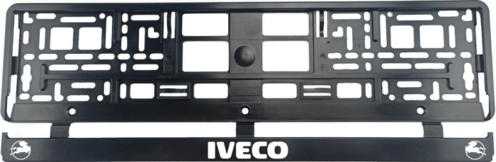 Set 2 bucati, suport numar inmatriculare IVECO