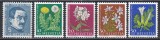 Elvetia 1960 - Pro Juventute - 150 de ani de la nașterea lui Alexandre Calame - Flori de luncă și grădină, MNH