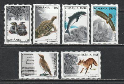 Romania 1996 - #1420 Fauna 6v MNH foto