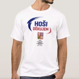 Echipa națională de hochei tricou de bărbați HO&Scaron;I DĚKUJEM Ice Hockey World Championship Czechia MS 2024 White - XL