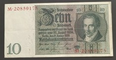 Germania, 10 Reichsmark 1924. foto