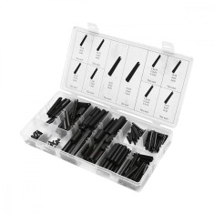 Trusa stifturi elastice 315 piese, set dimensiuni 1.5x5, 1.5x8, 1.5x20, 2x12, 2x16, 2x25, 2.5x16, 2.5x25, 2.5x30, 4x16, 4x25, 4x40, 5.5x16, 5.5x30,