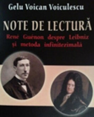 Note de lectura. Rene Guenon despre Leibniz si metoda infinitezimala foto