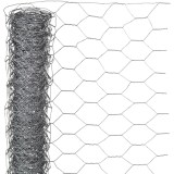 Nature Plasa din sarma, 0,5 x 2,5 m, otel galvanizat, 25 mm, hexagonal GartenMobel Dekor, vidaXL