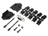 Conector D-Sub HD 15-Pin Feminin Lipire Cablu Gold