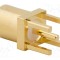 Conector MMCX soclu mamă drept 50&Omega; THT pentru PCB PTFE aurit AMPHENOL RF
