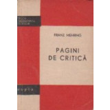 Pagini de critica