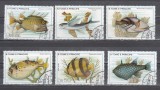 A12 S2 12 - Timbre foarte vechi - Sao Tome e Principe - pesti, Fauna, Stampilat