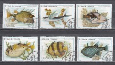 A12 S2 12 - Timbre foarte vechi - Sao Tome e Principe - pesti