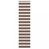 vidaXL Jaluzea tip zebra maro lățime țesătură 50,9 cm poliester