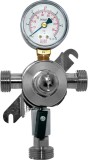 Druckminderer, Zwischendruckregler f&uuml;r CO2, N2 und Mischgas (Bier) 3bar
