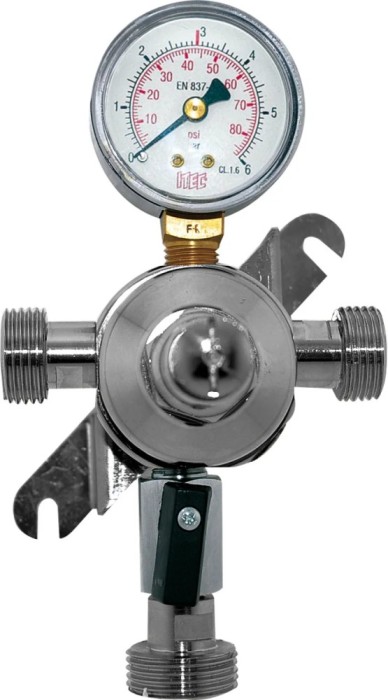Druckminderer, Zwischendruckregler f&uuml;r CO2, N2 und Mischgas (Bier) 3bar