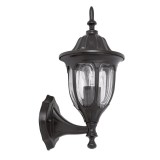 Aplica exterior Milano 8342, orientare in sus, 1 x E27, negru, clasic
