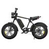 Bicicleta Electrica ENGWE M20-S 750W, 48V 13Ah, 20 inch, Autonomie 75km, Anvelope Gras, Shimano 7 viteze, Frane Disc, Suspensie Dubla