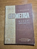 manual de geometrie - pentru clasa a 6-a - din anul 1962