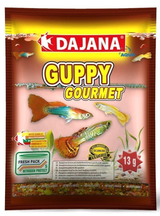 Dajana Guppy Gourmet mini fulgi 13 g