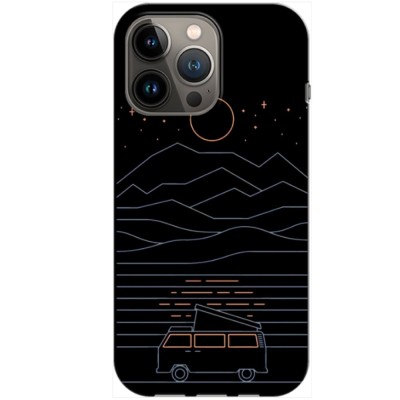 Husa compatibila cu Apple iPhone 12, iPhone 12 Pro model Van Life, Silicon, TPU, Viceversa foto