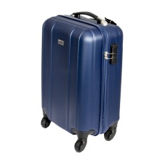 Troler cabina santiago policarbonat Princess, albastru 52 cm foto
