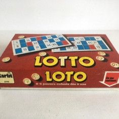 * Joc vechi, vintage, LOTTO, cu instructiuni in limba De, It si Fr, colectie