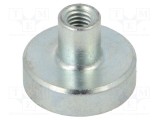 Magnet fix samariu cobalt 60N &Oslash;16mm H11,5mm oțel ELESA GANTER