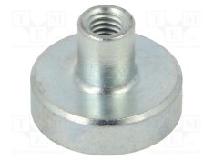 Magnet fix samariu cobalt 60N &Oslash;16mm H11,5mm oțel ELESA GANTER