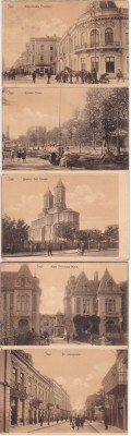 Jasi Iasi 1913 carnet 5 vederi Editura Librariei Socec foto