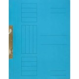 Dosar incopciat 1/1 carton supercolor albastru 10buc/set