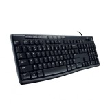 Tastatura Logitech Media Keyboard K200, USB, Negru