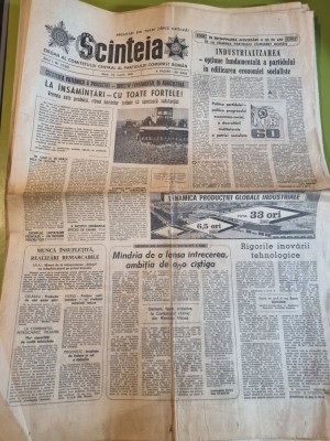 scanteia 24 martie 1981-combinatul ramnicu valcea,nou spital la braila,buzau foto