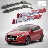 Cumpara ieftin Ștergătoare Mazda 2 DJ Facelift 2019-2023 | Set Față Flat &ndash; TeamCar&reg;