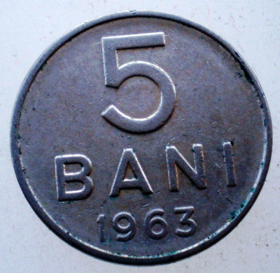 1.798 ROMANIA RPR 5 BANI 1963 foto