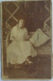 1 mai 1922 la Sebesul Sasesc / Foto tip CP fam Oancea / interioar camera /