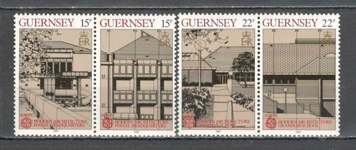 Guernsey.1987 EUROPA-Arhitectura moderna GG.40