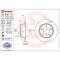 Set discuri frana Bmw 1 (E81), 1 (E87), 116 d, 116 i, 118 d, 118 i, punte spate, 280x10, plin, BREMBO