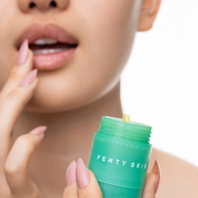 Masca buze, reparatoare si volum, Fenty Skin, Plush Puddin, Lip Mask, Kalahari Melon, 15 g foto