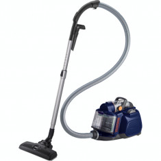 Aspirator fara sac Electrolux SilentPerformer Cyclonic ESPC71DB, putere 650 W, capacitate 1.4 L, filtru evacuare lavabil, albastru foto