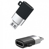 Adaptor Conversie USB Type-C la MicroUSB XO Design NB149-C, Negru