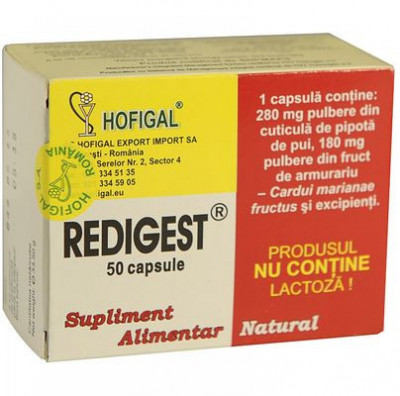 Redigest, 50 capsule, Hofigal foto