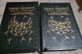 Enciclopedie Larousse Grand Memento Encyclopedique, 2 Vol, 1937, Ilustratii, Coperti cartonate