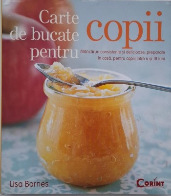 Carte de bucate pentru copii. Mancaruri consistente si delicioasa, preparate in casa, pentru copiii intre 6 si 18 luni - Lisa Barnes foto